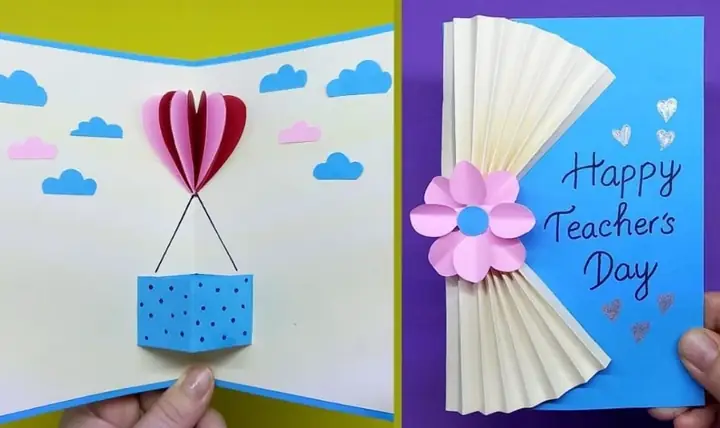 Mẫu Trang Trí Thiệp 20/11 Chủ Đề Thầy Cô, Bạn Bè, Trường Lớp