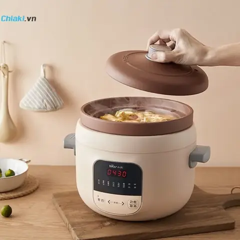 Nồi Nấu Cháo Cho Bé Ăn Dặm Nhật Bản Kichilachi