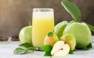 Nước Ép Ổi Mix Với Lê