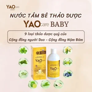 Nước Tắm Gội Thảo Dược Yaocare Baby 250ml