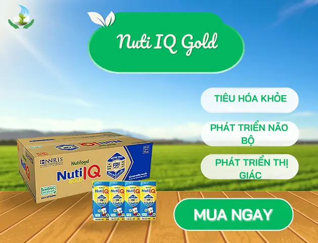 Sữa Bột Pha Sẵn Nuti Iq Gold (180ml) - Lốc 4 Hộp Sữa Bột Pha Sẵn Nuti Iq Gold (180ml) - Lốc 4 Hộp