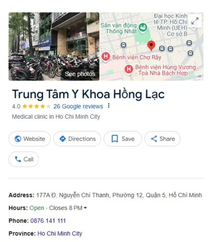 Trung Tâm Y Khoa Hồng Lạc