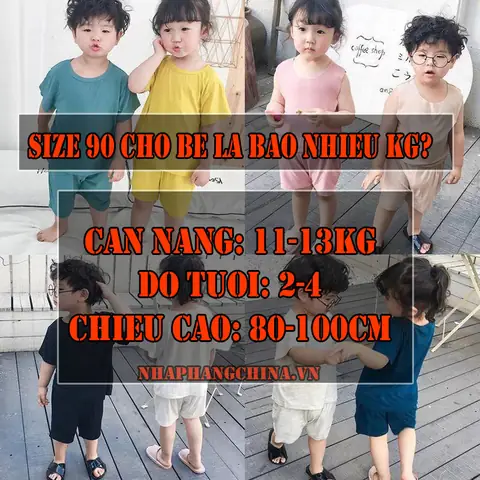 Size 90 Cho Bé Là Bao Nhiêu Kg?