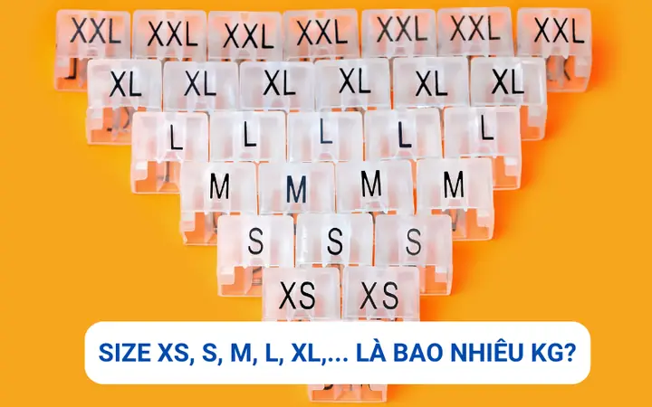 Size Xs,s, M, L, Xl Là Bao Nhiêu Kg? Size Xs,s, M, L, Xl Là Bao Nhiêu Kg?