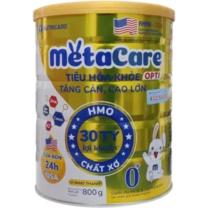 Sữa Metacare Opti Số 0+ Lon 800g, Nutricare- Suachobeyeu.vn