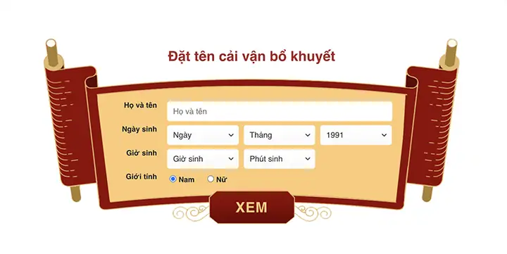 Thuật Đặt Tên Bổ Khuyết