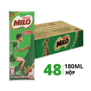 Thùng Sữa Nước Hộp Giấy Milo 4 Hộp X 180ml (12 Lốc) - Chuỗi Siêu ...