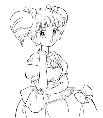 Tổng Hợp +100 Tranh Tô Màu Anime Ngầu, Cute, Đơn Giản Cho Bé ...