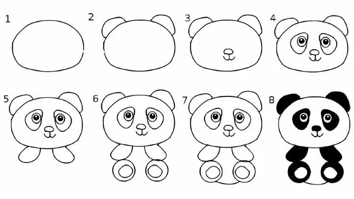 Cách Vẽ Chú Gấu Bear Dễ Thực Hiện