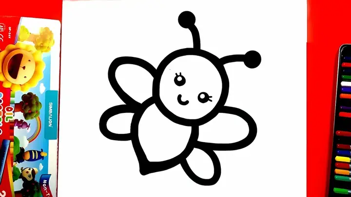 Cách Vẽ Con Ong Chăm Chỉ