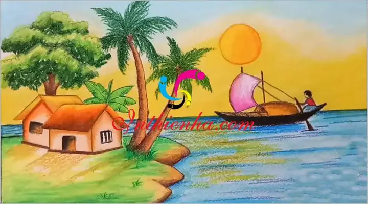 180+ Mẫu Tranh Đề Tài Quê Hương Đẹp Bạn Nên Tham Khảo