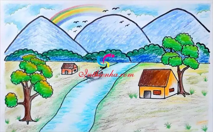 180+ Mẫu Tranh Đề Tài Quê Hương Đẹp Bạn Nên Tham Khảo