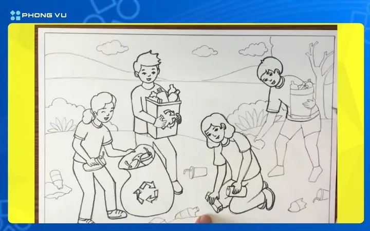 Cách Vẽ Tranh Bảo Vệ Môi Trường Chi Tiết