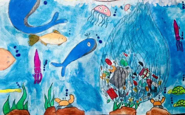 Tranh Vẽ Bảo Vệ Môi Trường Nước