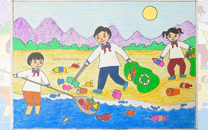 Tranh Vẽ Bảo Vệ Môi Trường Nước