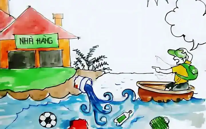 Tranh Vẽ Bảo Vệ Môi Trường Nước