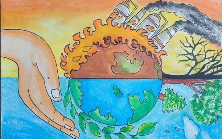 Tranh Vẽ Bảo Vệ Môi Trường Đất