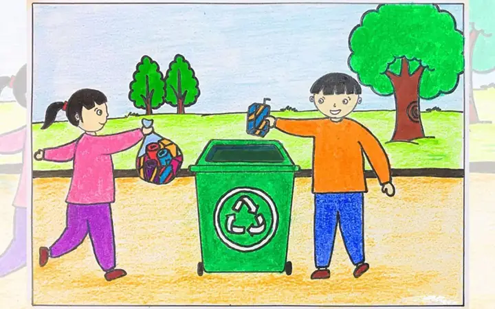 Mẫu Vẽ Tranh Bảo Vệ Môi Trường Đơn Giản Và Đẹp
