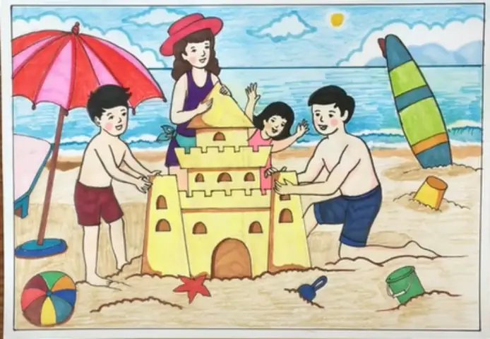 Bước 4: Tô Màu Và Hoàn Thiện Toàn Bộ Bức Tranh Vẽ Về Gia Đình Bước 4: Tô Màu Và Hoàn Thiện Toàn Bộ Bức Tranh Vẽ Về Gia Đình