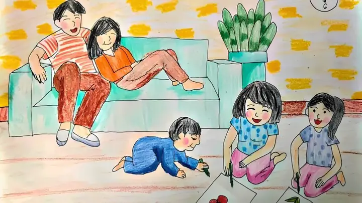 Tổng Hợp 15+ Mẫu Tranh Vẽ Gia Đình Đẹp Nhất Của Học Sinh Tổng Hợp 15+ Mẫu Tranh Vẽ Gia Đình Đẹp Nhất Của Học Sinh