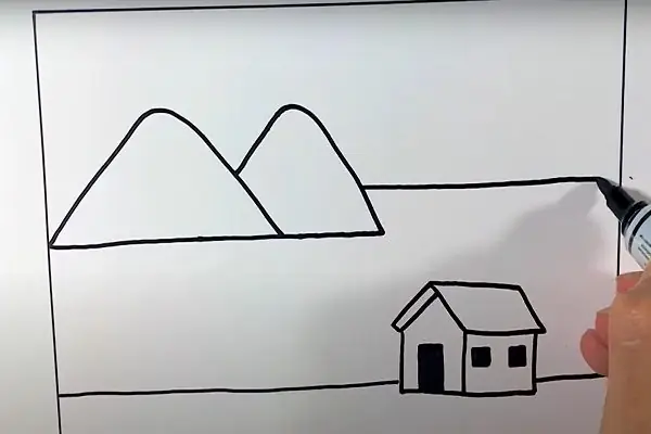 Vẽ Tranh Phong Cảnh Quê Hương Bằng Màu Nước – Cách 3