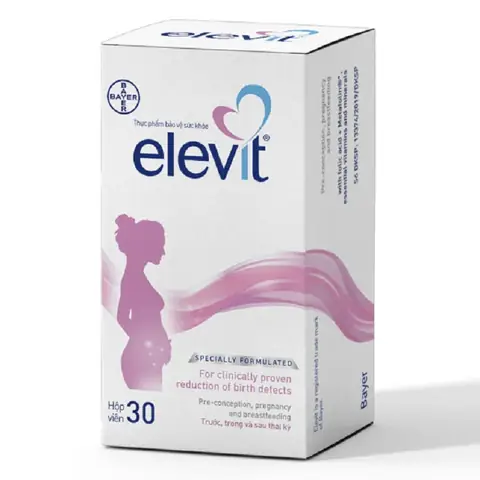 Viên Uống Bổ Sung Vitamin Mẹ Bầu, Cho Con Bú Elevit
