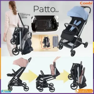Xe Đẩy Combi Gấp Gọn Patto